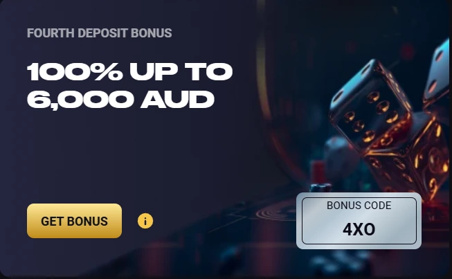 Roll XO New Zealand - Fourth Deposit Bonus